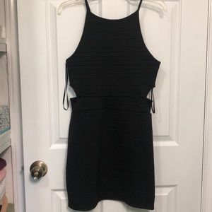 NWOT One clothing cut out bodycon black dress
